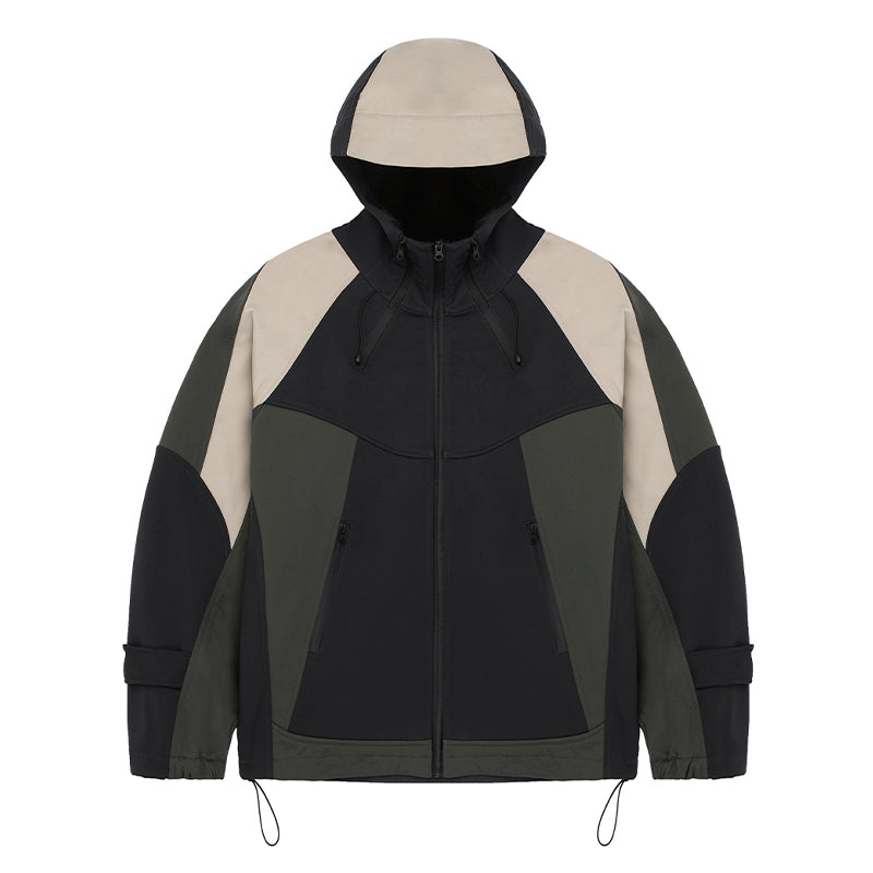 F2CE Waterproof Windproof Color Blocking Jacket