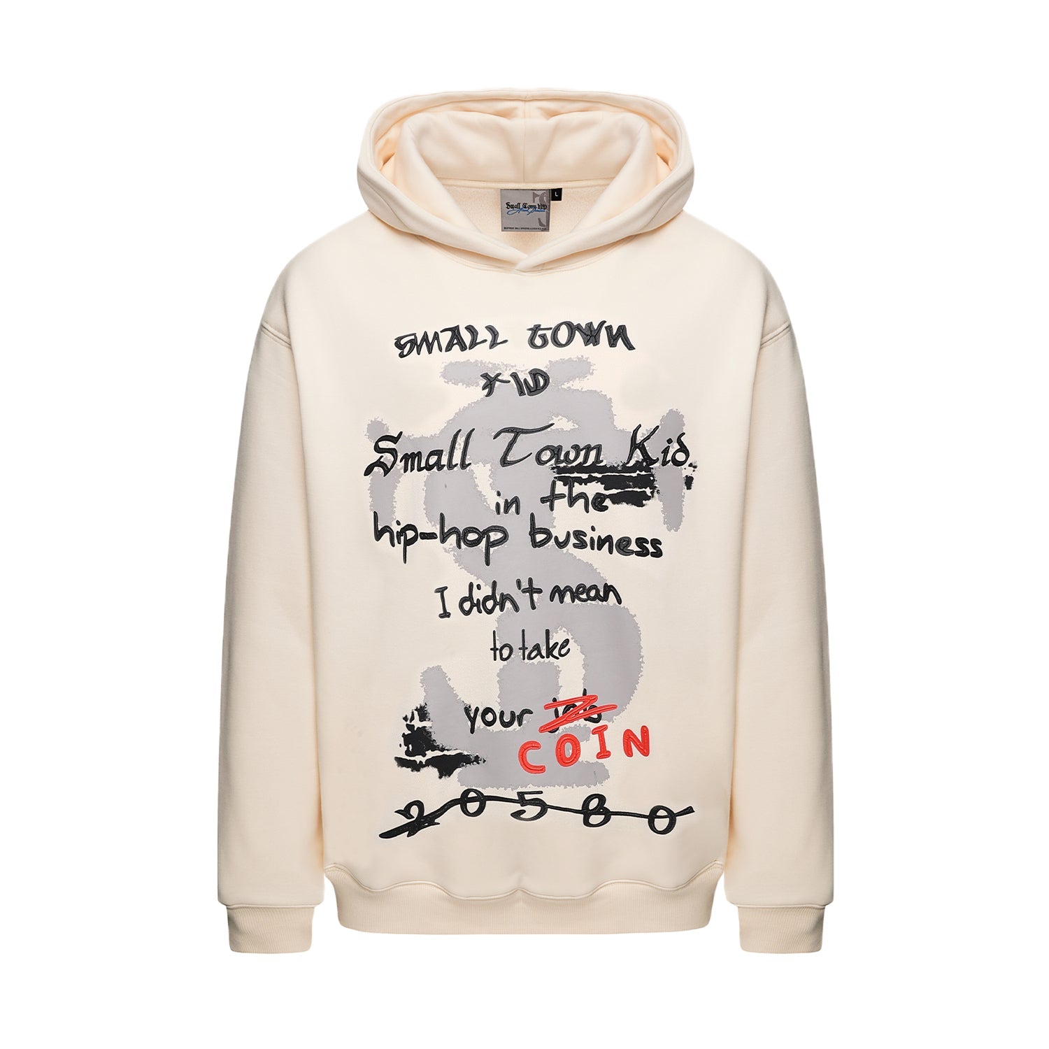 Small Town Kid Graffiti Font Print Hoodie