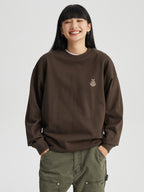 Wassup House Earth Planting Printed Embroidery Sweatshirt