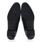 Toile De Coton Calfskin Womens Paris Loafers 37 Black Prunoir