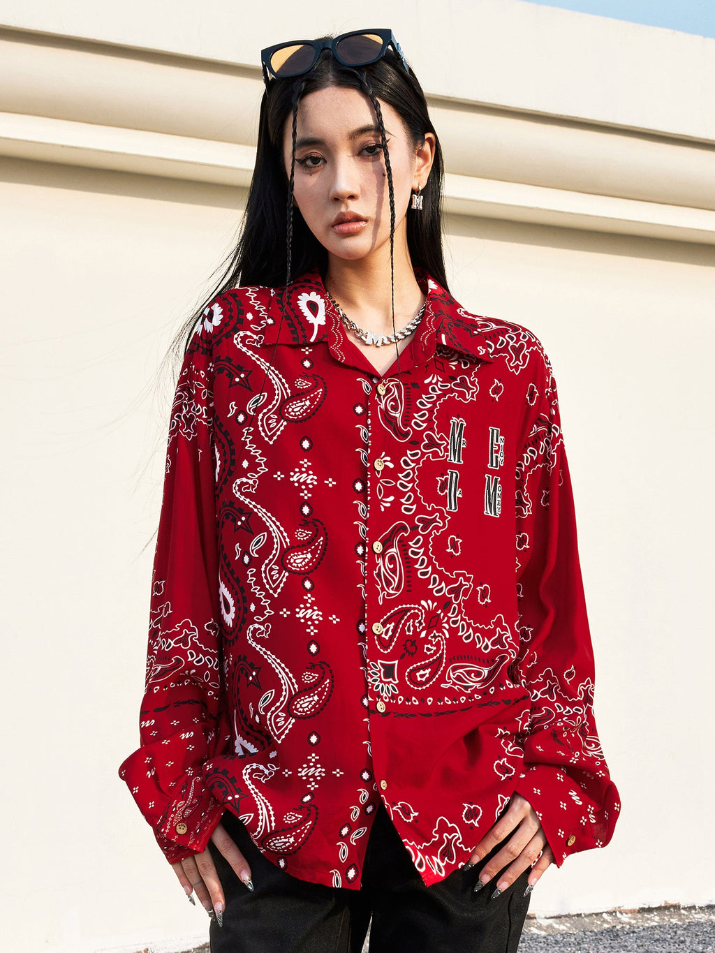 MEDM Cashew Flower Long Sleeved Shirt