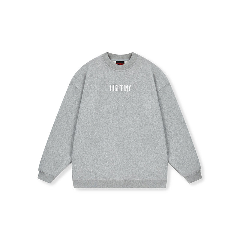 DICETINY Basic Logo Printed Sweatshirt