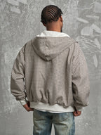 F3F Select Reversible Plaid Zip Up Hoodie