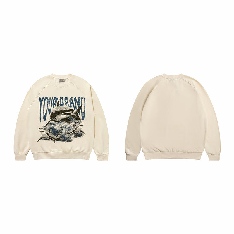 F3F Select Shark Print Sweatshirts