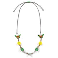 SALUTE *EVAE+ MOB Dice Skull Pearl Smiley Face Necklace