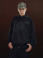 DICETINY Mottled Logo Printed Sweatshirt