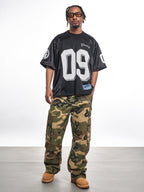 F3F Select 09 Numbering Printed Logo Mesh Hockey Jersey Tee