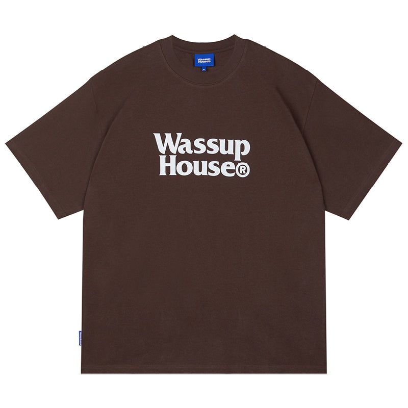 Wassup House Basic Logo Print Tee