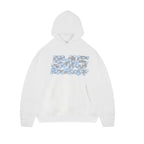 S45 Ice Blue Full Diamond Print Logo Hoodie