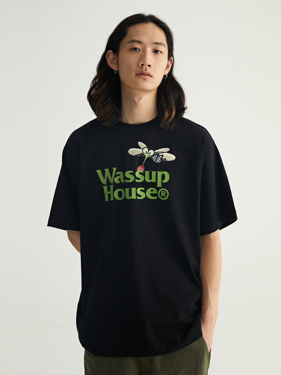 Wassup House Waves Print Tee