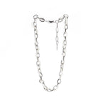 NboStore Cyberpunk Twisted Splicing Pearl Necklace