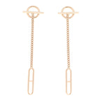 18K Rose Gold Echappee Earrings