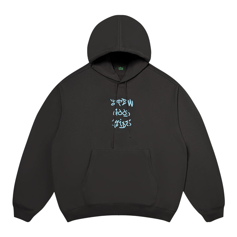 AFGK Graffiti Print Hoodie