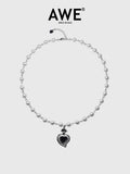AWE Gemstone Love Pearl Necklace