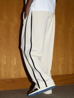 MEDM Color Matching Wide Leg Track Pants