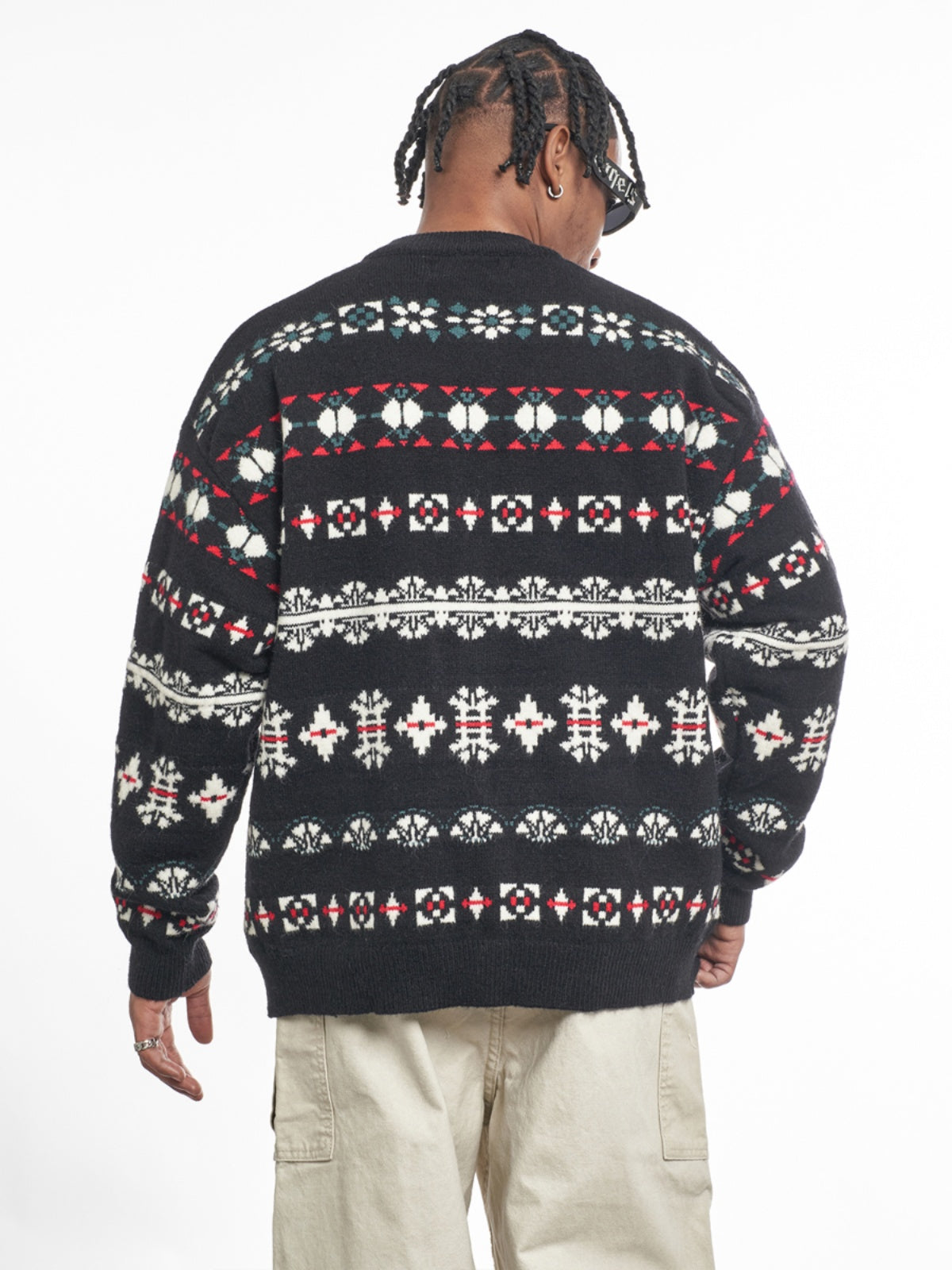 F3F Select Snowflake Button Knit Cardigan