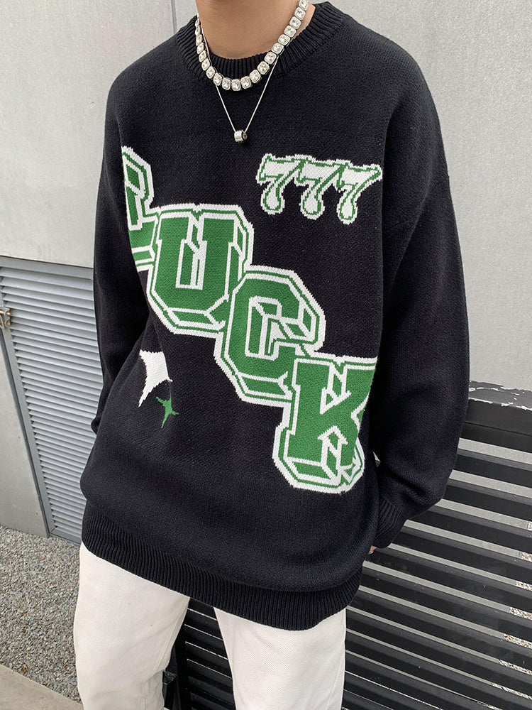 Luck 777 Knit Sweater