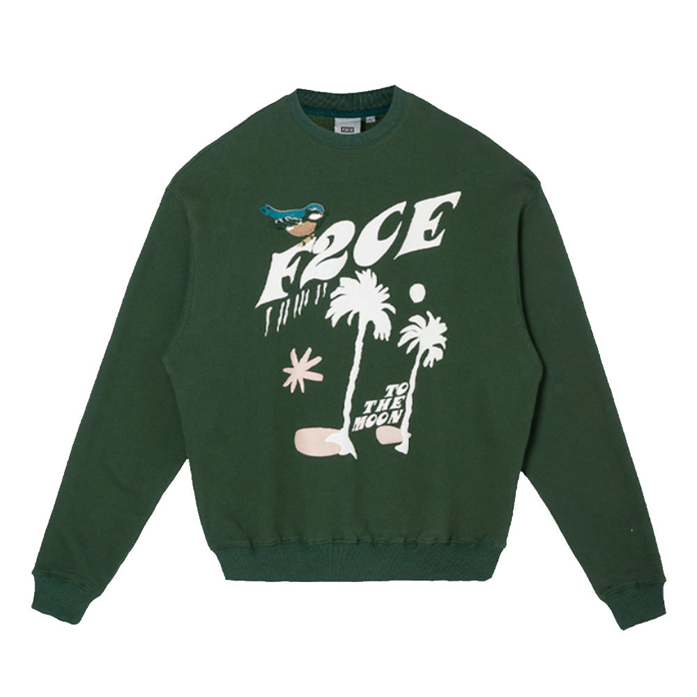 F2CE LOGO Foam Creative Print Embroidery Sweatshirts