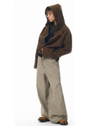 JHYQ Stripes Deconstructed Baggy Pants