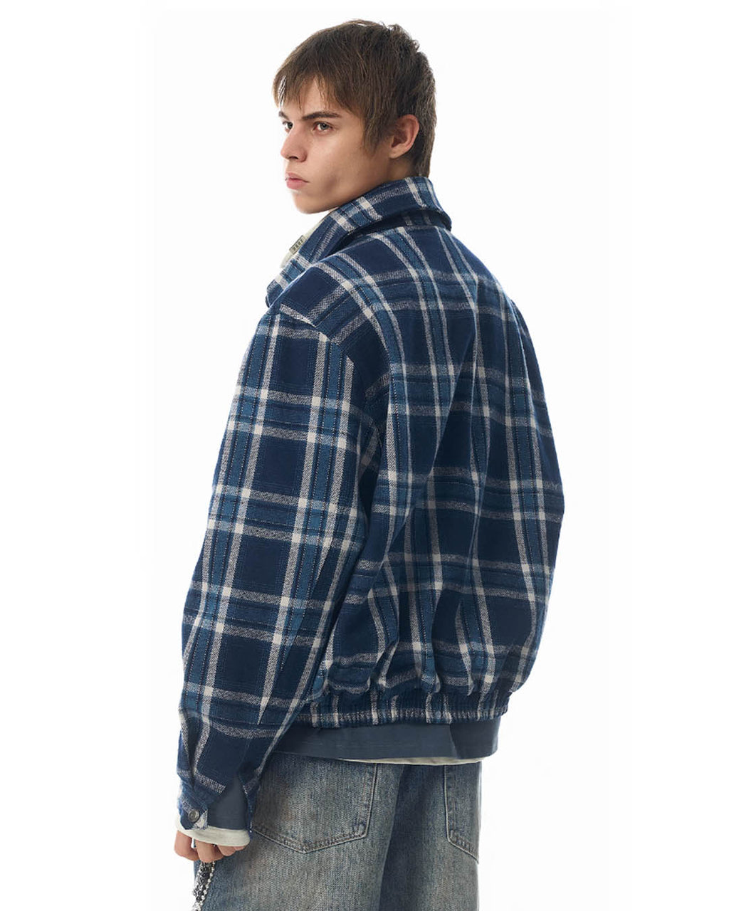JHYQ Short Plaid Jacket