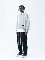 Harsh and Cruel Patch Label Distressed Knit Sweater