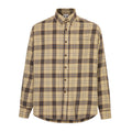 F2CE Khaki Plaid Long Sleeved Shirt