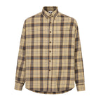 F2CE Khaki Plaid Long Sleeved Shirt