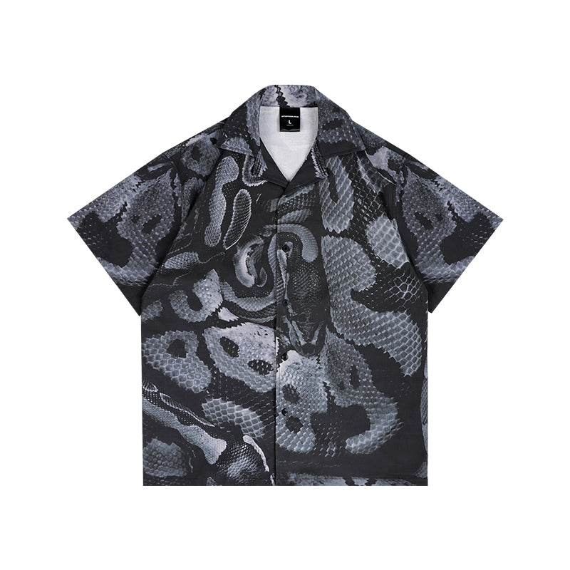 ANTIDOTE Python Print Short Sleeve Shirt