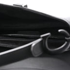Ultra Matte Calfskin Saddle Bag Black