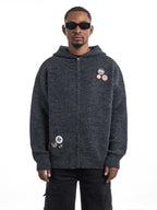 F3F Select Zip Up Knit Hoodie