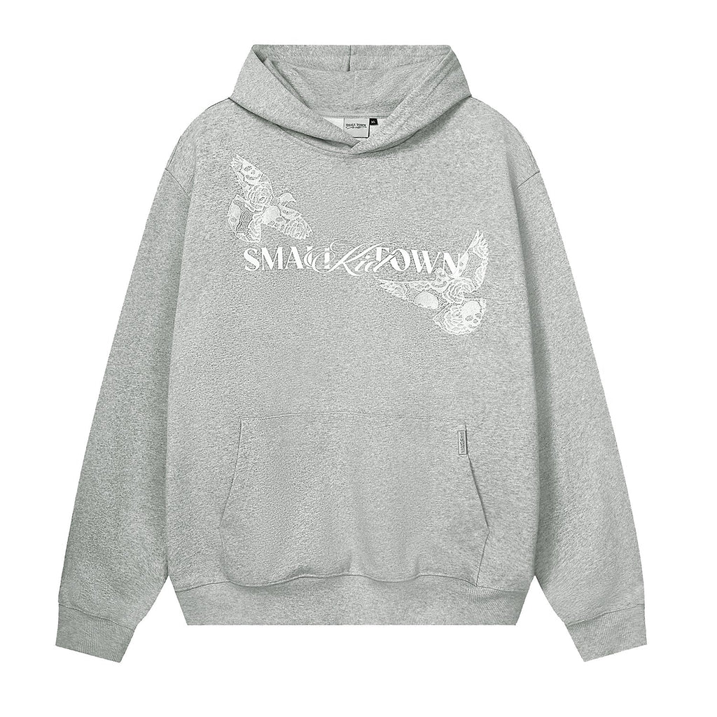 Small Town Kid Lace Peace Dove Hoodie