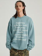 Wassup House Slogan Printing Sweatshirt
