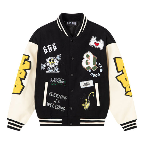 AFGK 6th Anniversary Edition Graffiti Varsity Jacket