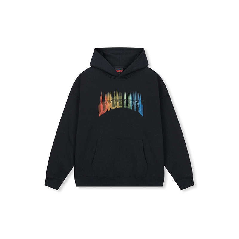 DICETINY Musical Notes Logo Printed Hoodie