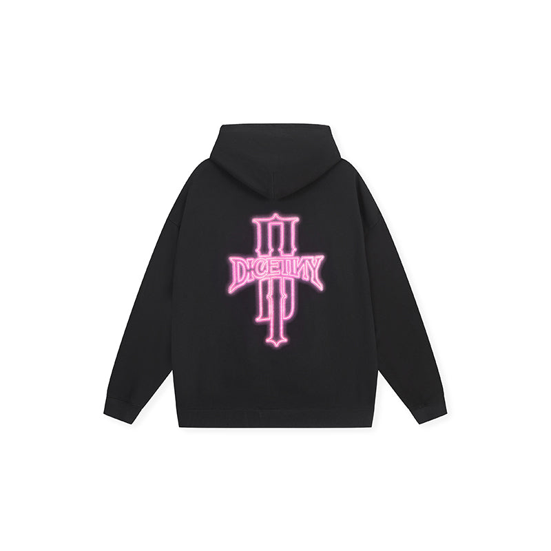 DICETINY Glowing Logo Hoodie