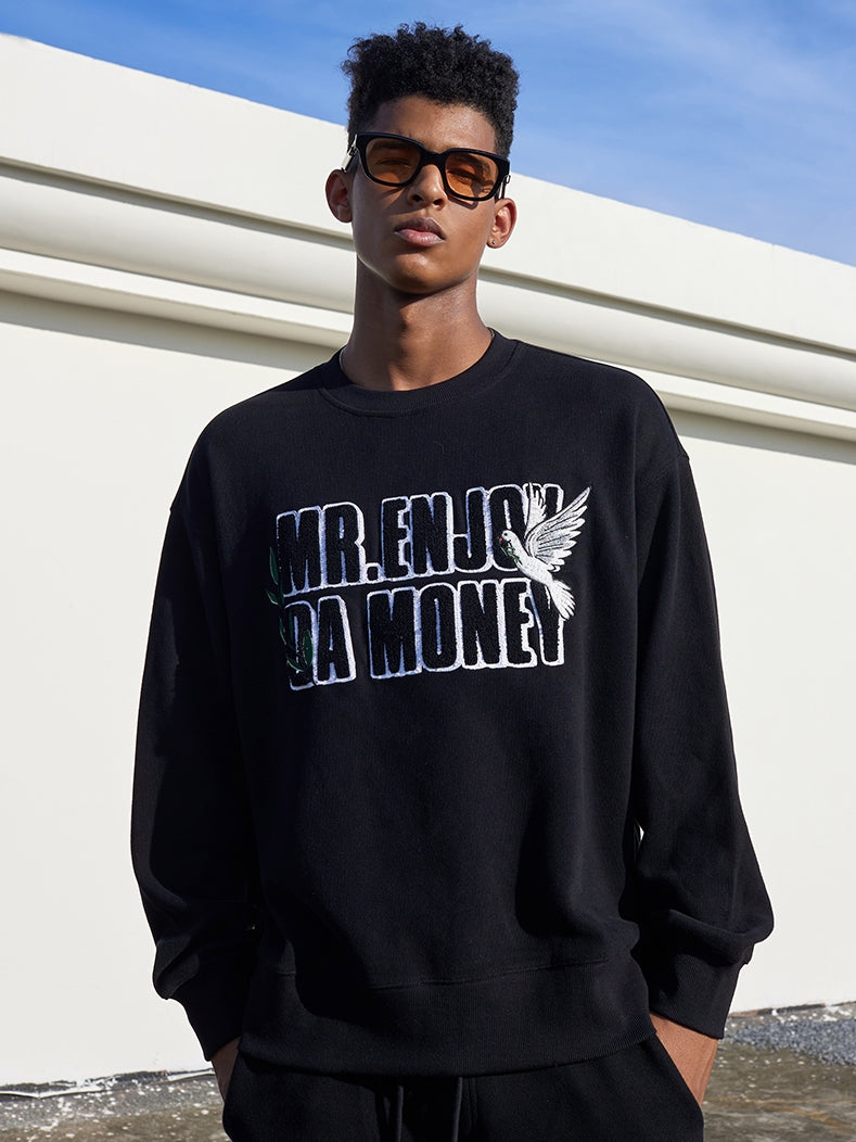 MEDM Three Dimensional Embroidery Sweatshirts