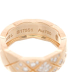 18K Yellow Gold Diamond Small Coco Crush Ring 48 4.5