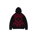 S45 Totem pattern Logo Knit Hoodie