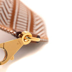 Toile Swift 50mm Sangle Cavale Shoulder Strap Ecru Beige Gold