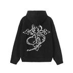 Small Town Kid Cross Logo Fleece Hoodie