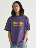 Wassup House Basic Logo Print Tee