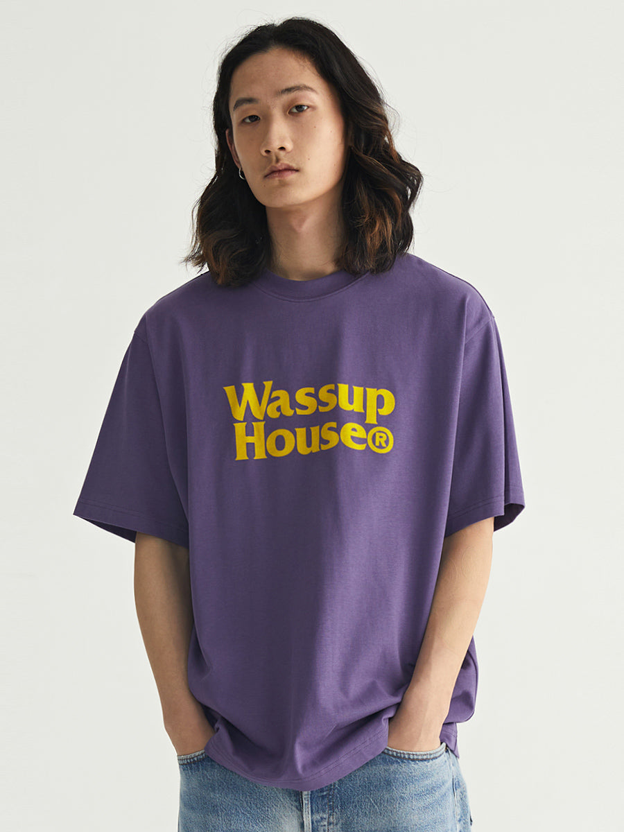 Wassup House Basic Logo Print Tee