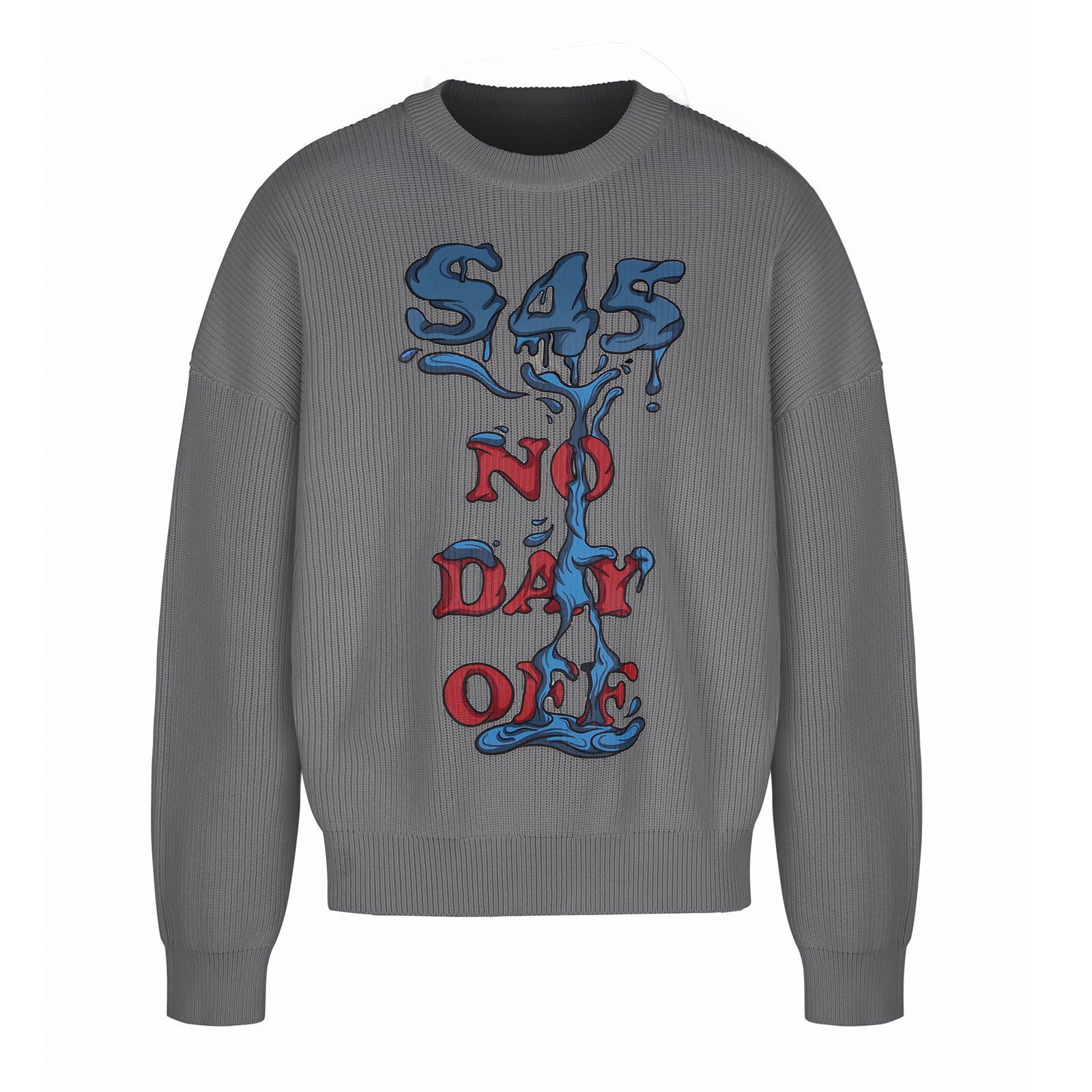 S45 Logo Printed Knit Sweater