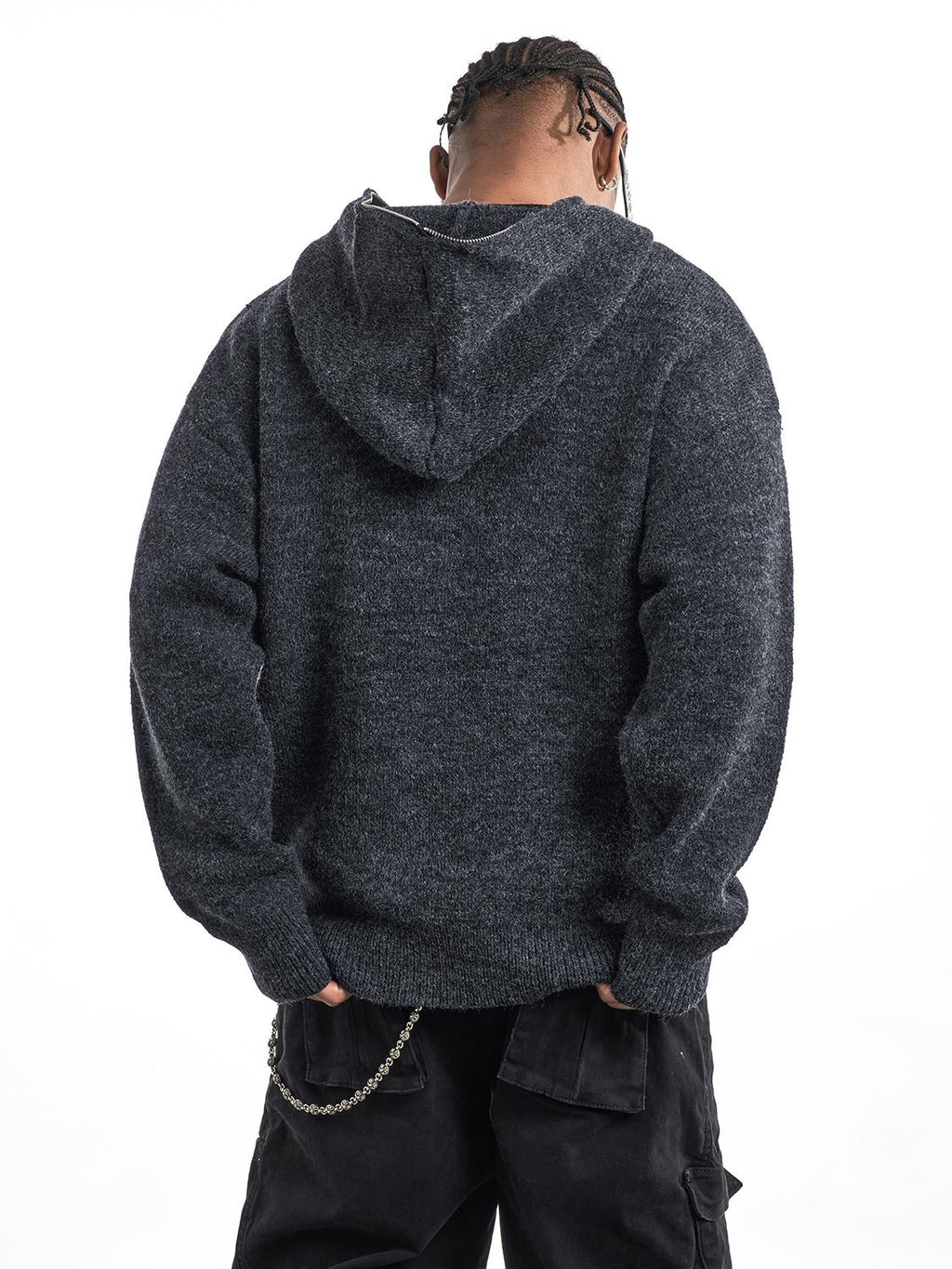 F3F Select Zip Up Knit Hoodie
