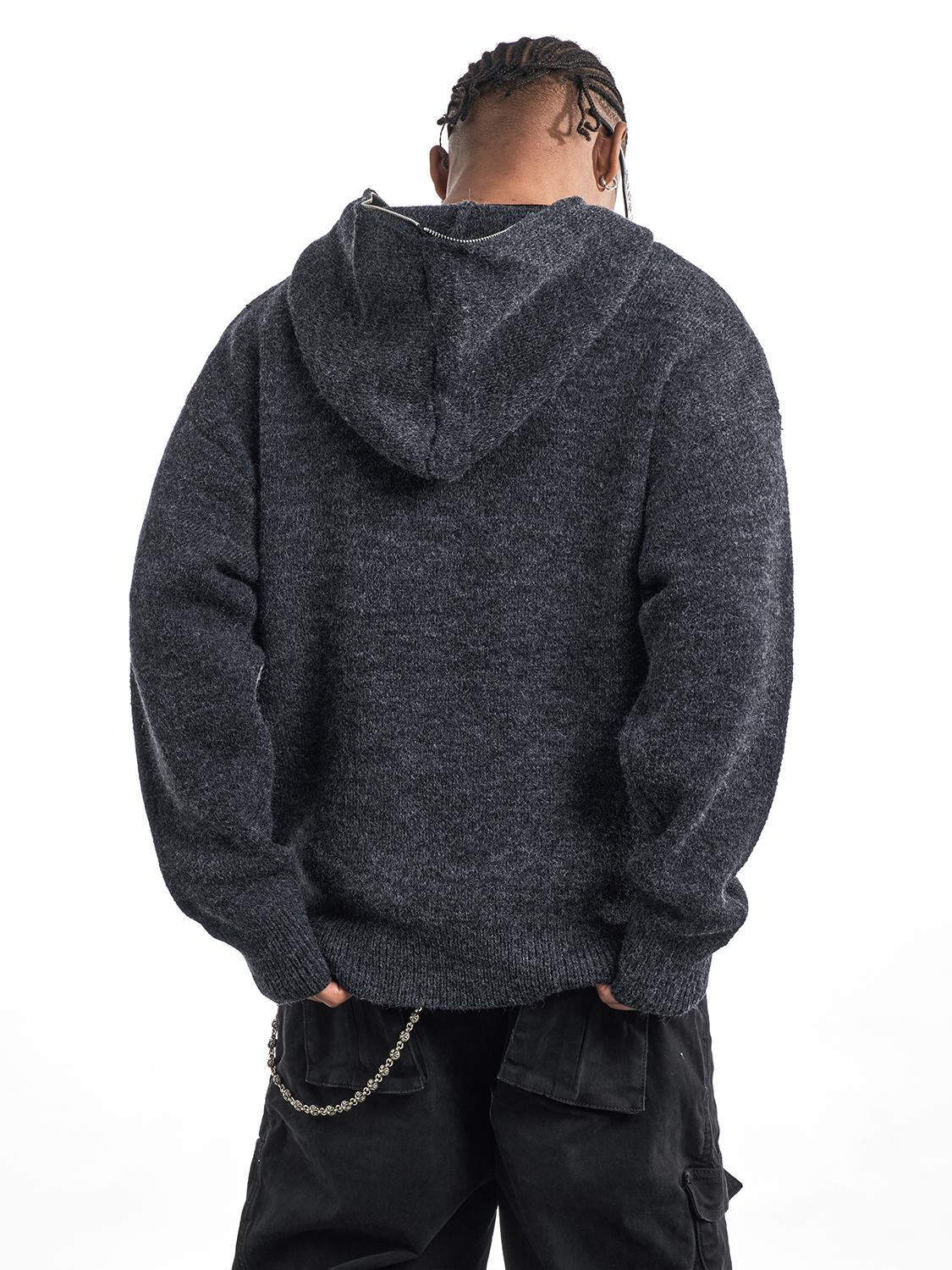 F3F Select Zip Up Knit Hoodie