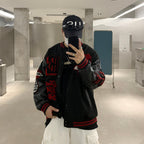 F3F Select Skeleton Skull Embroidered Varsity Jacket