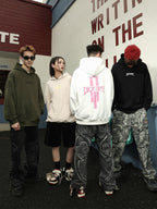 DICETINY Basic Logo Printed Hoodie