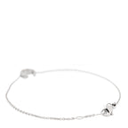 18K White Gold Coco Crush Station Bracelet