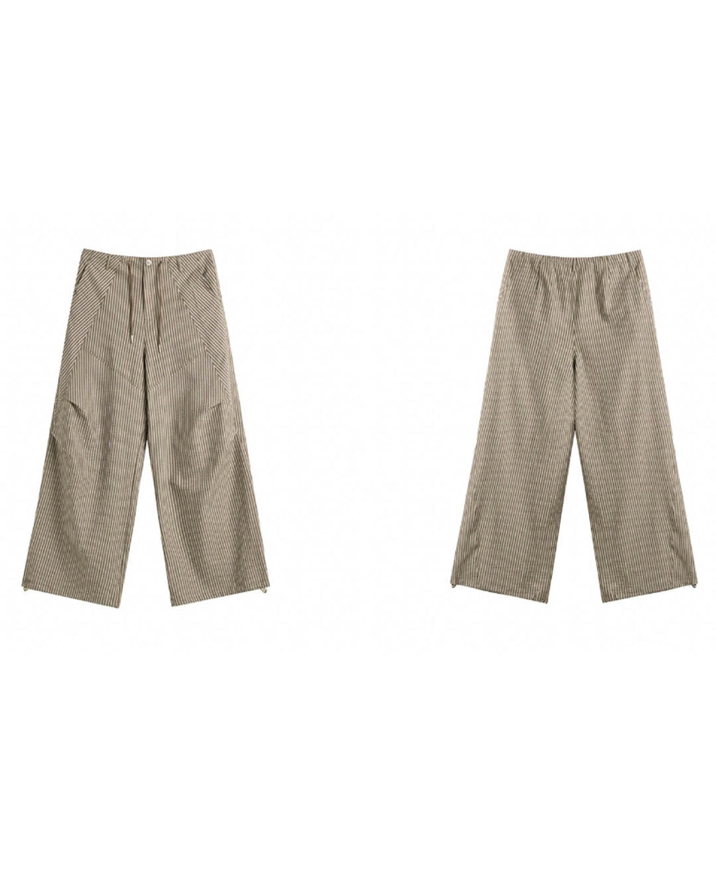 JHYQ Stripes Deconstructed Baggy Pants