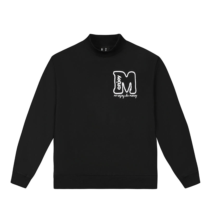 MEDM Logo Half High Neck Sweatshirt